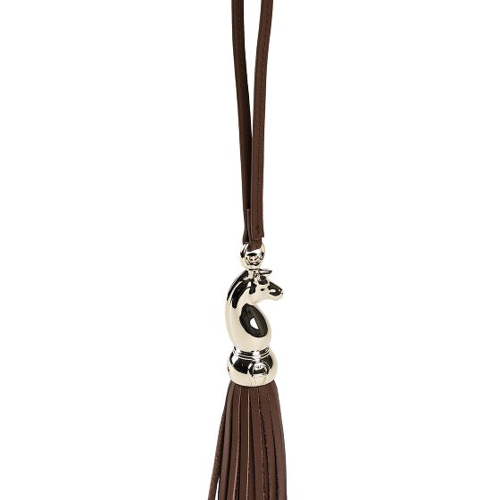 AIGNER Ciondollini tasbedeltje van leer, 24 cm