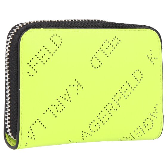Karl Lagerfeld Gestanst portefeuille leer 10,5 cm