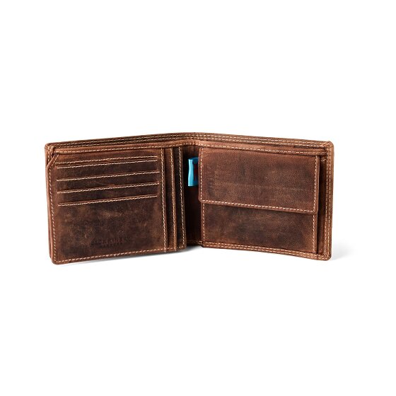 Jack Kinsky Baltimore 101 Portemonnee RFID-bescherming Leer 13 cm