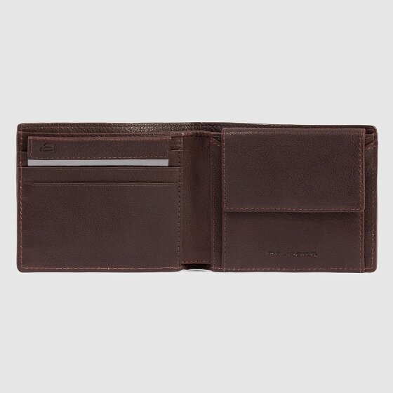 Piquadro Carl Portemonnee RFID-bescherming Leer 11 cm
