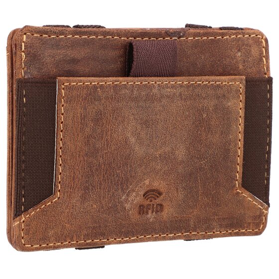 Greenburry Vintage Magische Portemonnee RFID Leer 10 cm