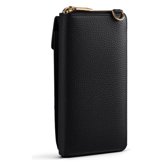 Lazarotti Bologna leren portemonnee met rits rondom en Smartphonehoesje, leer, 19 cm