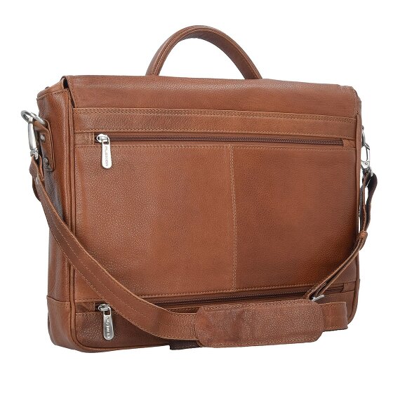 Plevier 400-serie aktetas leder 40 cm Laptopcompartiment