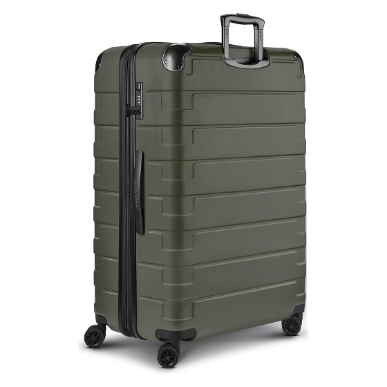 Tonino Lamborghini Milano 4-wiel Trolley XL 83 cm speciale maat met rekbare vouw