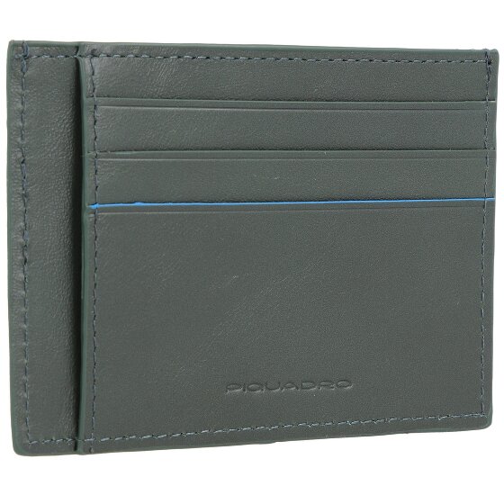 Piquadro Blue Square Revamp creditcard houder RFID leer 11.5 cm