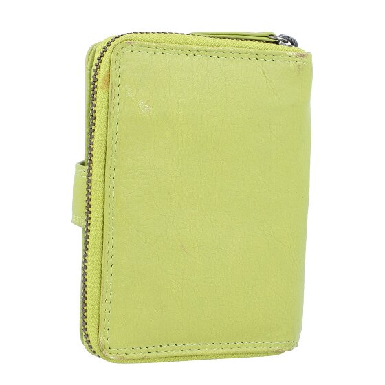 Greenburry Sponsachtig portefeuille leer 9 cm