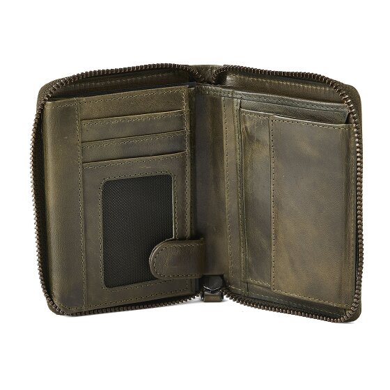 Greenburry Newport Portemonnee RFID-bescherming Leder 13 cm