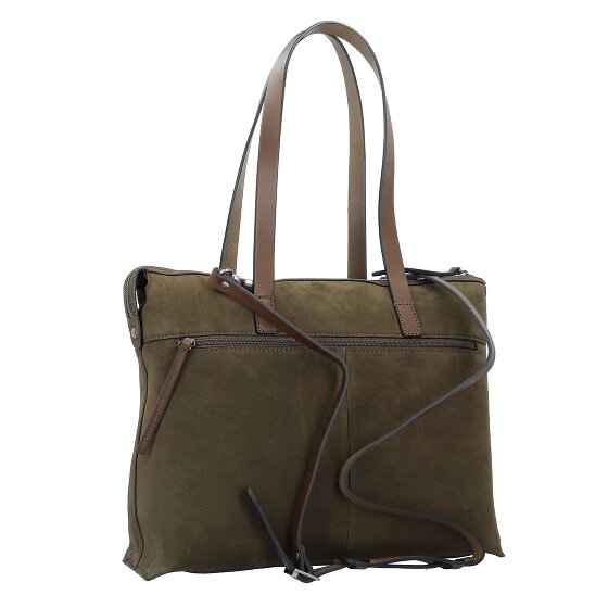 Castelijn & Beerens Nubuck Schoudertas Leer 40 cm Laptop compartiment