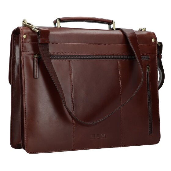 Leonhard Heyden Cambridge Aktetas Leder 40 cm Laptopcompartiment