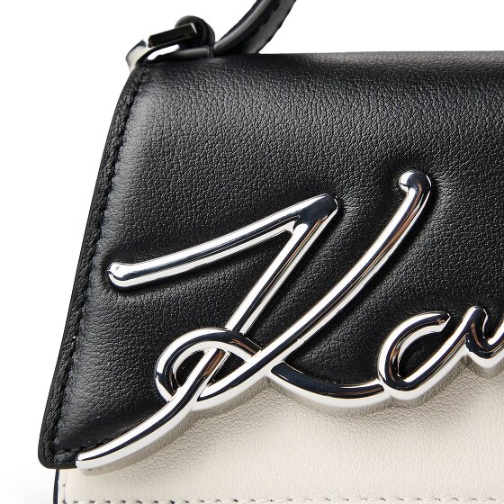 Karl Lagerfeld Signature 2.0 Mini handtas Leder 14.5 cm
