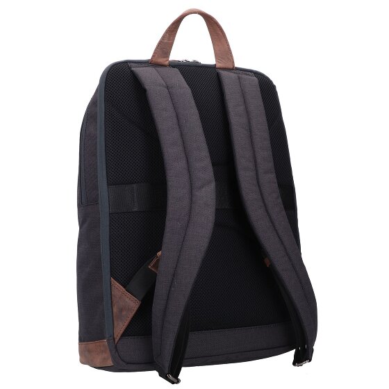 Greenburry Gerecyclede PET Derby rugzak 43 cm met laptopvak