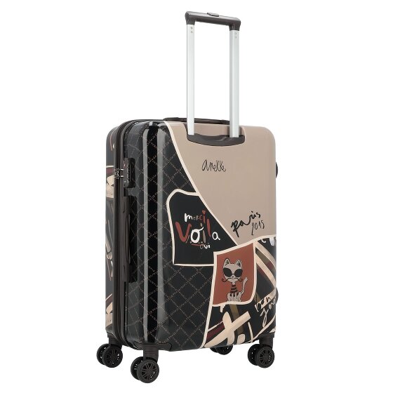 Anekke Viaje 4 wielen Kofferset 2-delig met uitbreidingsplooi