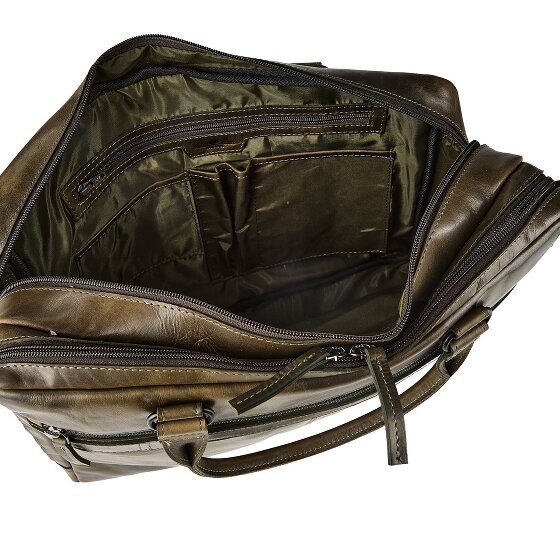 Greenburry Newport Koffer Leer 43 cm Laptop compartiment