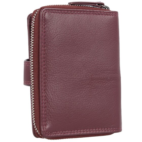 Greenburry Sponsachtig portefeuille leer 9 cm