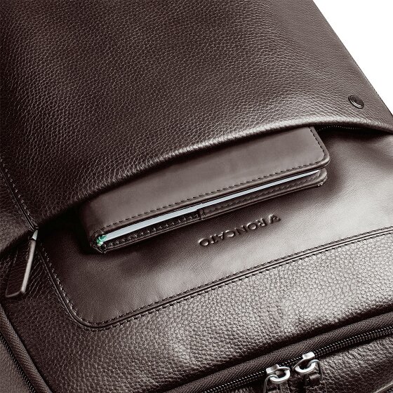 Roncato Alaska Zakelijke rugzak RFID-bescherming Leer 42 cm Laptop compartiment