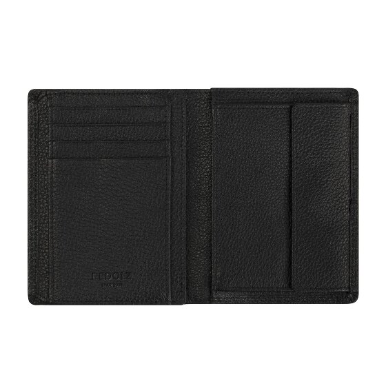 Redolz Leather Essentials HF portemonnee RFID leer 9,5 cm uitklapbaar