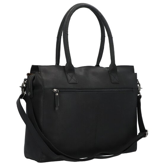 Burkely Vintage Doris Schoudertas Leder 39 cm Laptopcompartiment