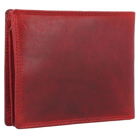 Jack Kinsky Risör Portemonnee RFID-bescherming Leer 13 cm