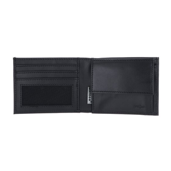oxmox Leather Portemonnee RFID-bescherming Leder 11 cm