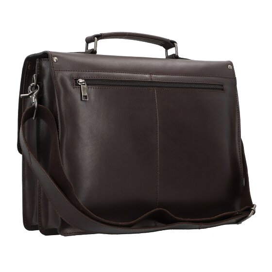 Burkely Vintage Scott aktetas leer 38 cm