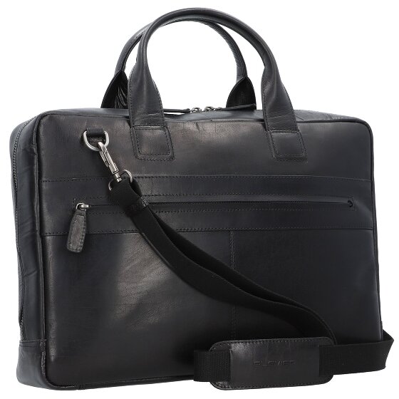 Plevier Rock Koffer RFID-bescherming Leer 43 cm Laptop compartiment