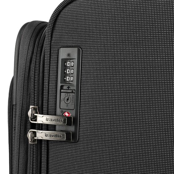 Travelite Cubis 4 wielen Kofferset 5-delig met uitbreidingsplooi