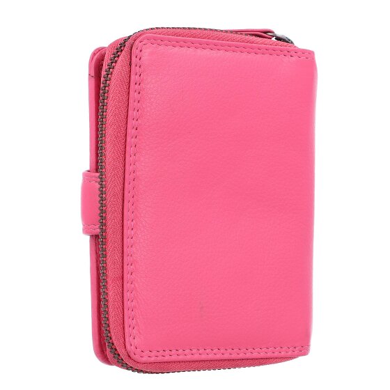 Greenburry Sponsachtig portefeuille leer 9 cm