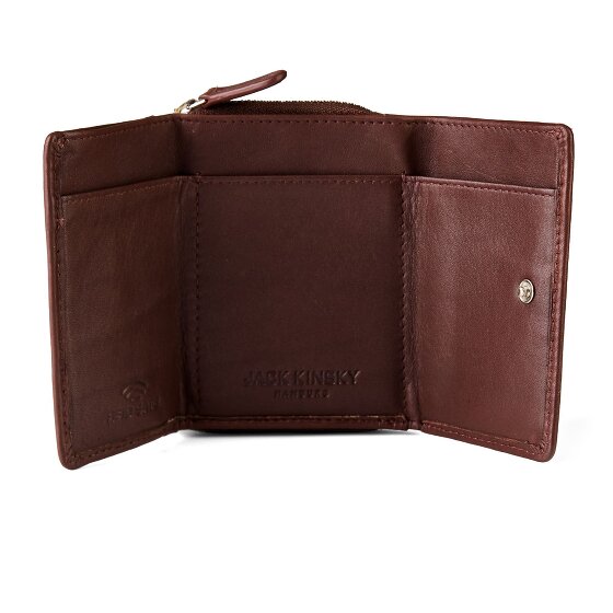 Jack Kinsky Aruba Portemonnee RFID-bescherming Leer 10 cm