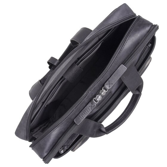 Strellson Brick Lane aktetas Leer 39 cm Laptopcompartiment