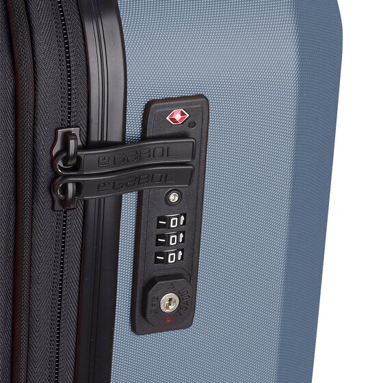 Gabol Montreal 4 wielen Cabinewagen S 55 cm met uitbreidingsplooi