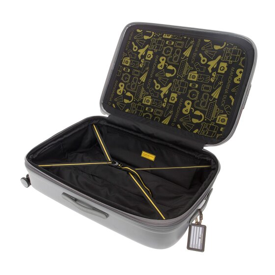 Mandarina Duck Logoduck + 4 wielen Trolley L 75 cm