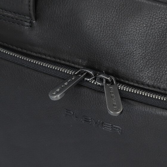 Plevier Vintage Larry Koffer Leer 40 cm Laptop compartiment