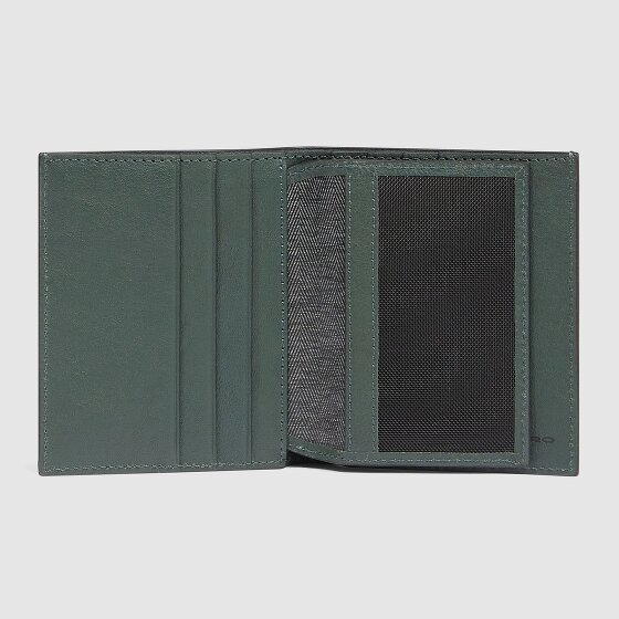 Piquadro Black Square Kredietkaart etui RFID-bescherming Leer 9 cm