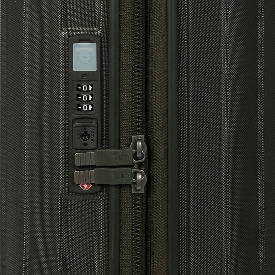 Bric's Taormina 4 wielen Trolley S 57 cm met uitbreidingsplooi