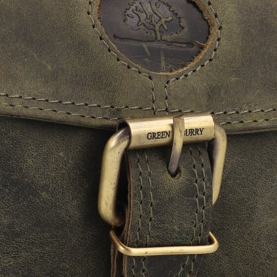 Greenburry Vintage Fanny pack Leer 13 cm