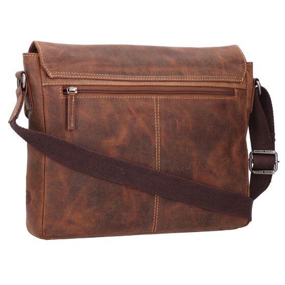 Greenburry Vintage Originele Schoudertas Leder 32 cm