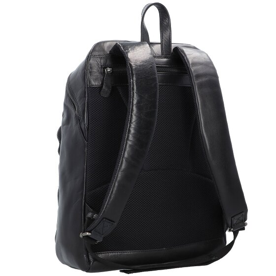 Plevier Rock Amaril Zakelijke rugzak Leer 43 cm Laptop compartiment