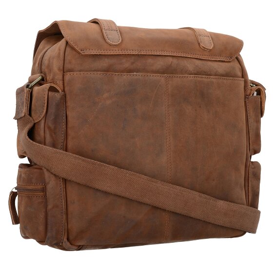 Greenland Nature Montenegro Messenger Leder 31 cm Laptopcompartiment