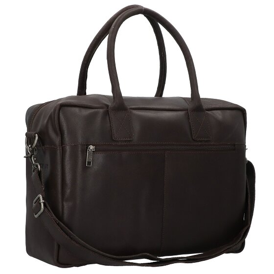 Burkely Vintage Mitch Aktetas Leer 39 cm Laptopcompartiment