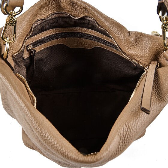 abro Ebony Schoudertas Leder 39 cm