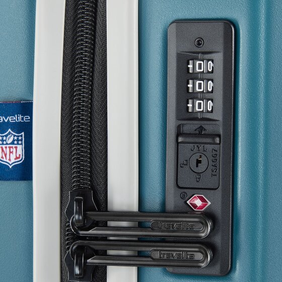 Travelite travelite x NFL 4 wielen Trolley L 76 cm