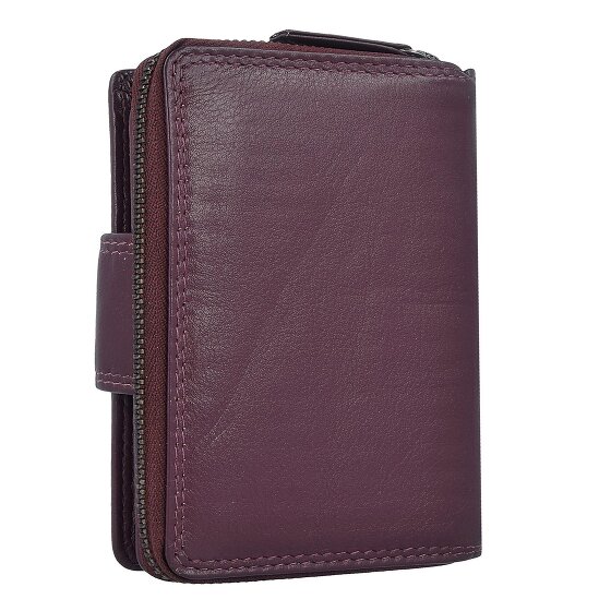 Greenburry Sponsachtig portefeuille leer 9 cm
