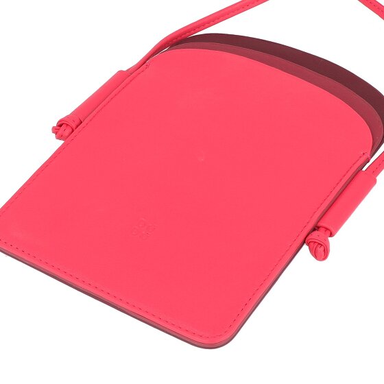 DuDu Kleurrijke Minorca mobiele tas leer 12 cm