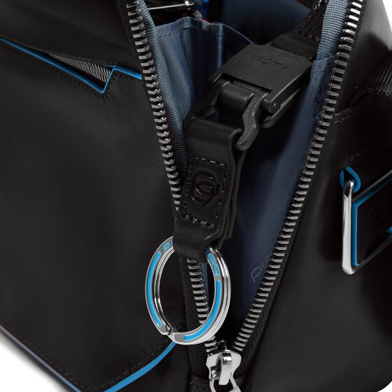 Piquadro Blue Square Schoudertas Leer 27 cm