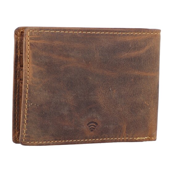 Greenburry Vintage Portemonnee RFID Leer 13 cm