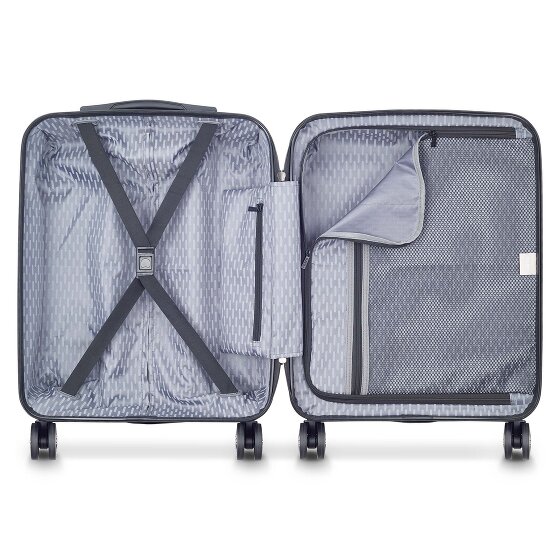 Delsey Paris Air Armour 4 rollen cabinewagen Slim Line 55 cm