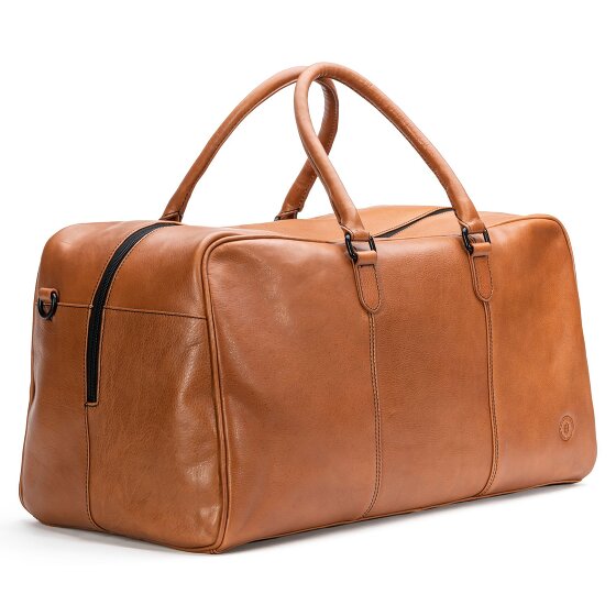 Farmhood Memphis Weekender reistas Leer 53 cm