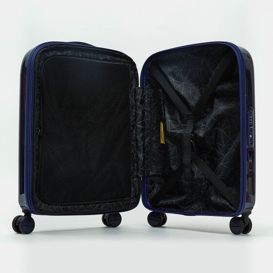 Mandarina Duck Logoduck + Metal 4 wielen Trolley S 55 cm met uitbreidingsplooi