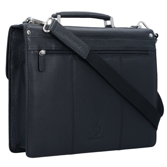 Leonhard Heyden Berlin Aktetas Leer 38 cm Laptopvak