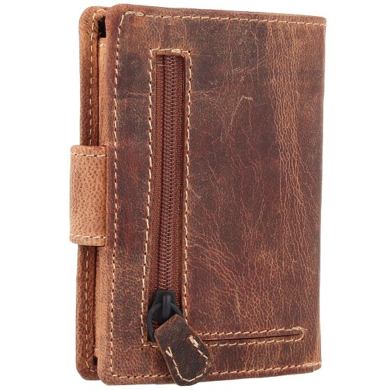 Jack Kinsky Baltimore Kredietkaart etui RFID-bescherming Leer 11 cm